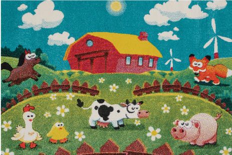 Dječji tepih farma 120 x 170 cm