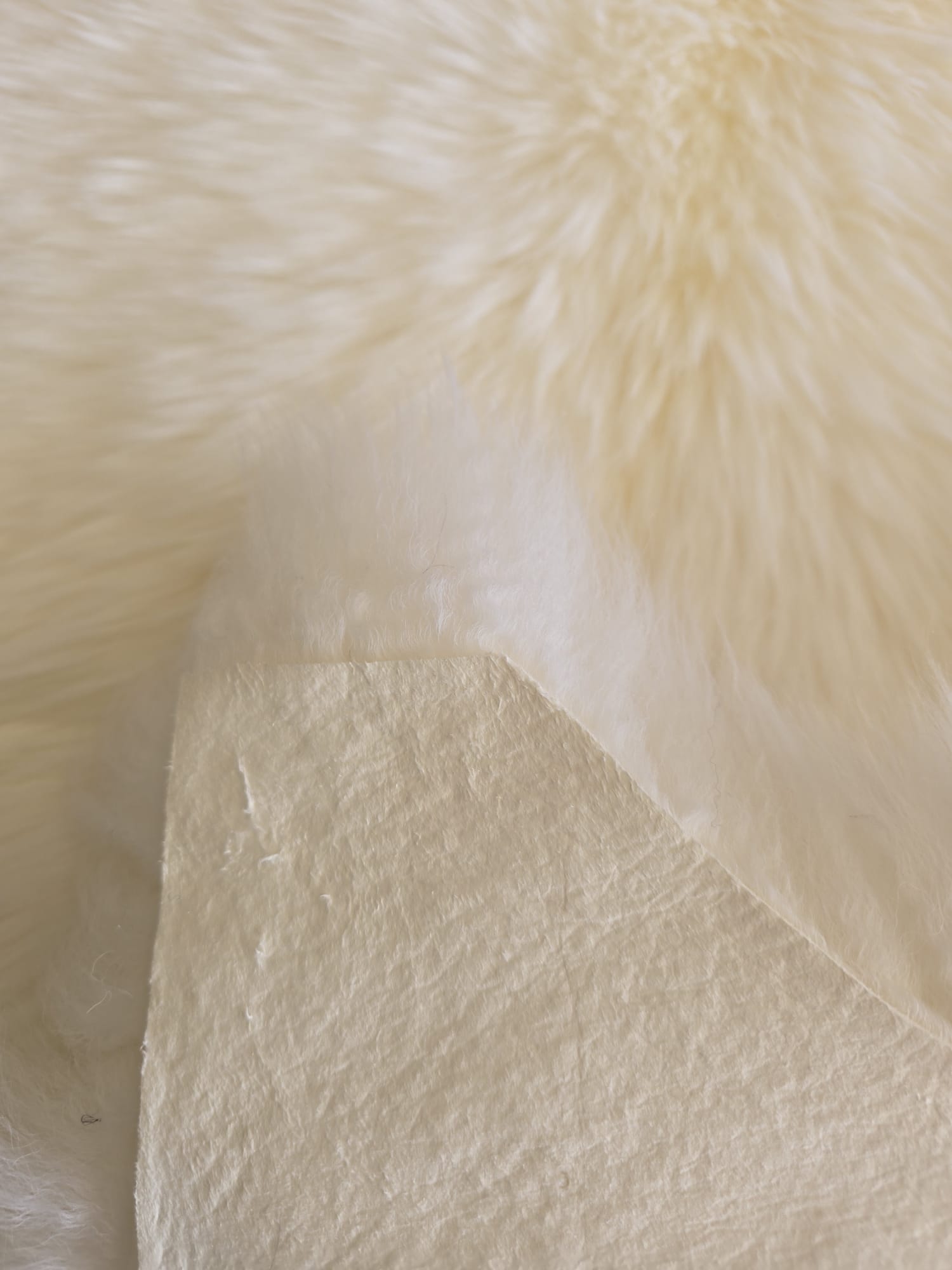 Janjeća koža Bijela 65x104 cm od prave australske merino vune