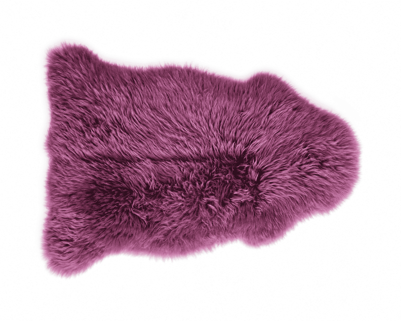 Janjeća vuna Dark Magenta 65x104 cm od prave australske merino vune